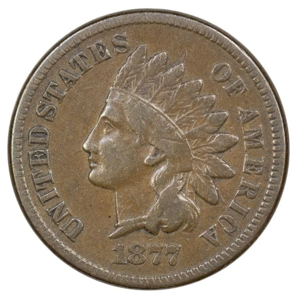 Fine-15 1877 Cent