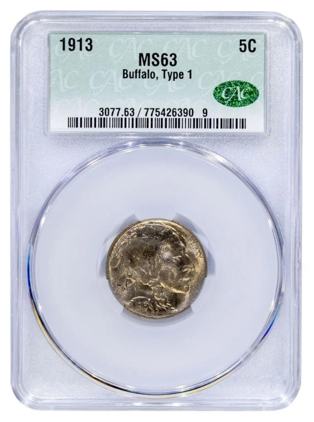 CACG Buffalo Nickel Pair