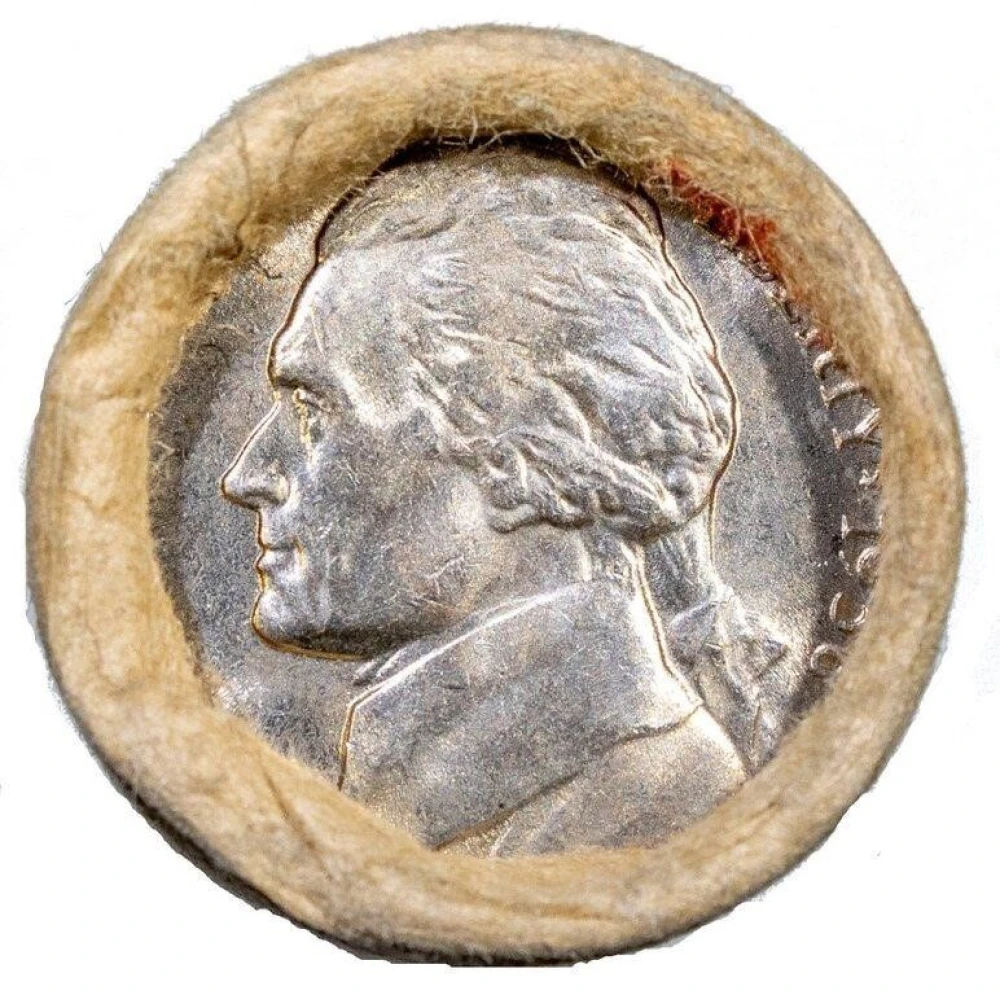 Original 1938 Jefferson Nickel Roll