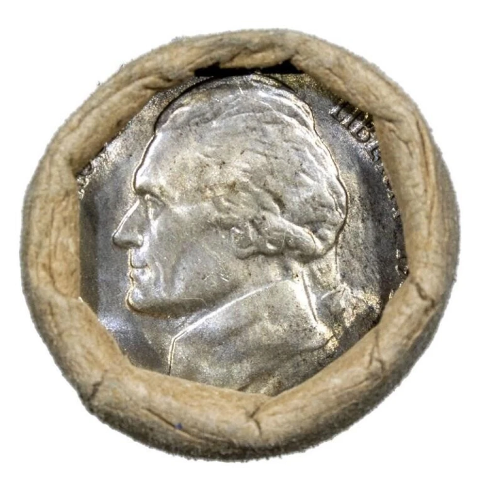 Original 1945-S Jefferson Nickel Roll