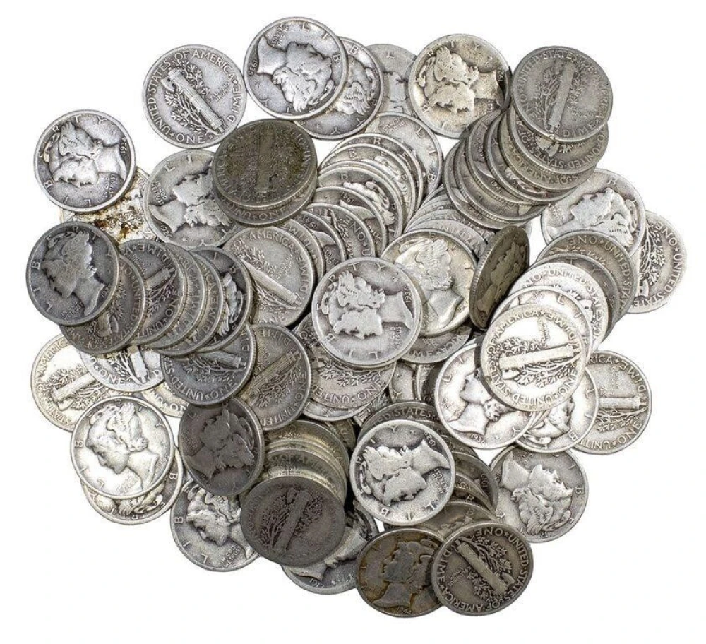 Hoardlet of Mercury Dimes