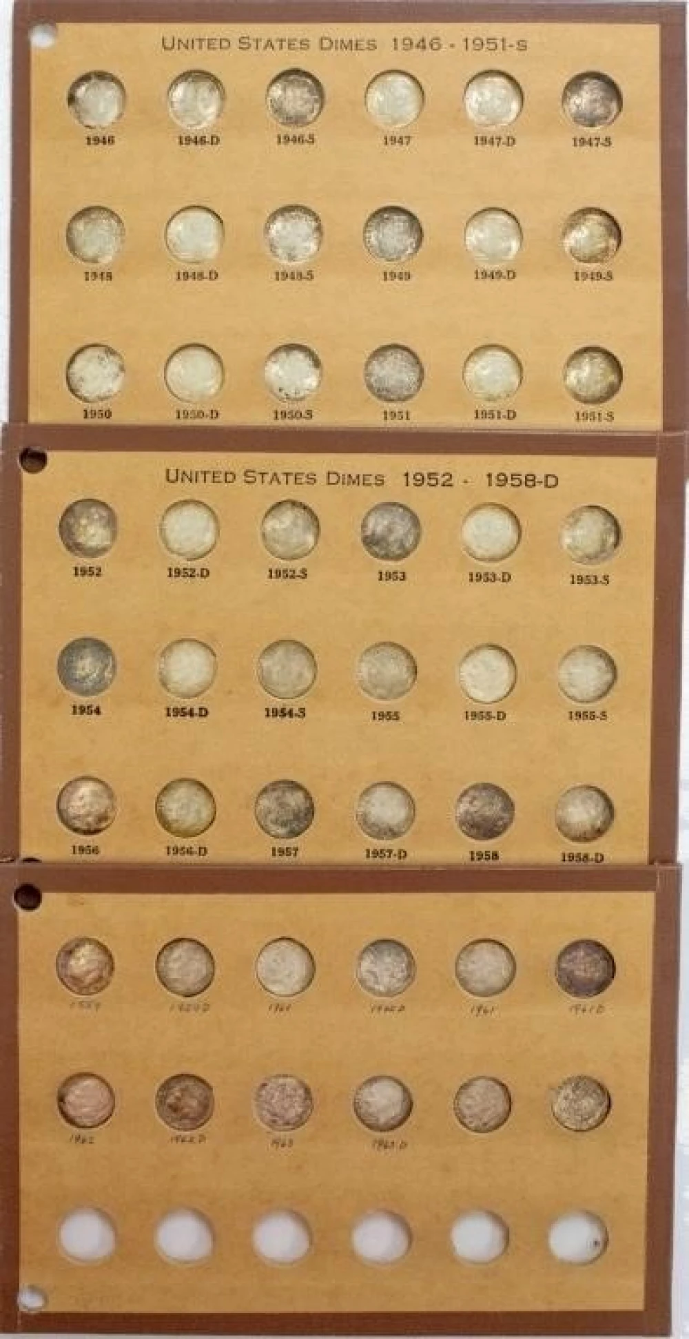 A 2nd Premium Gem Roosevelt Dime Set