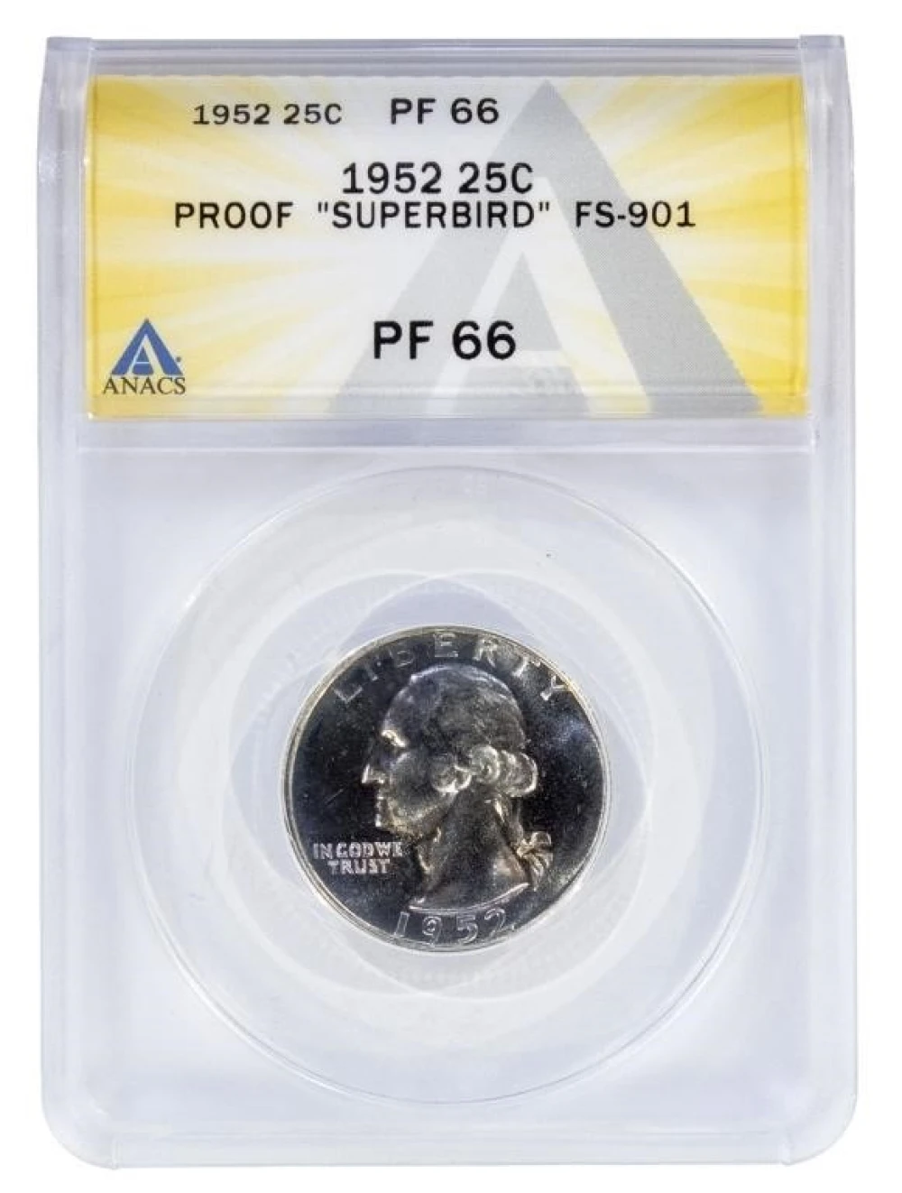 ANACS Proof-66 1952 "Superbird" Quarter