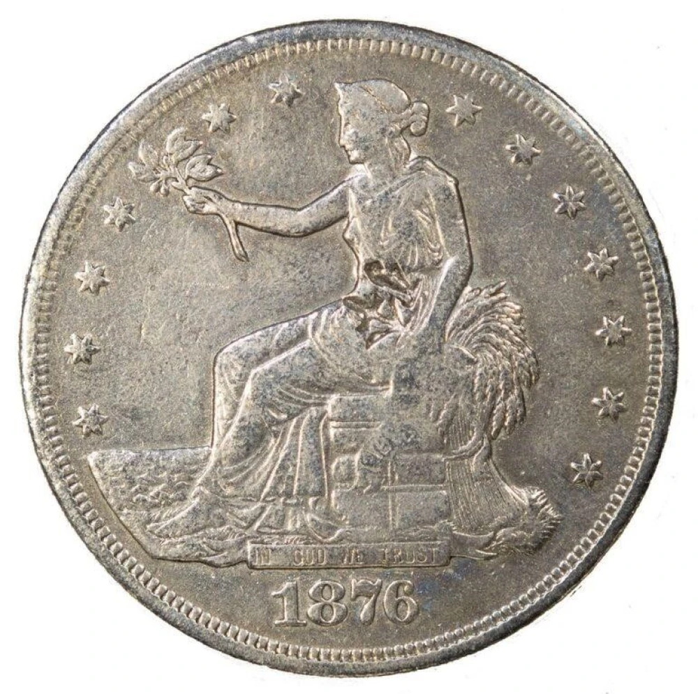 Chop Marked 1876-S Trade Dollar
