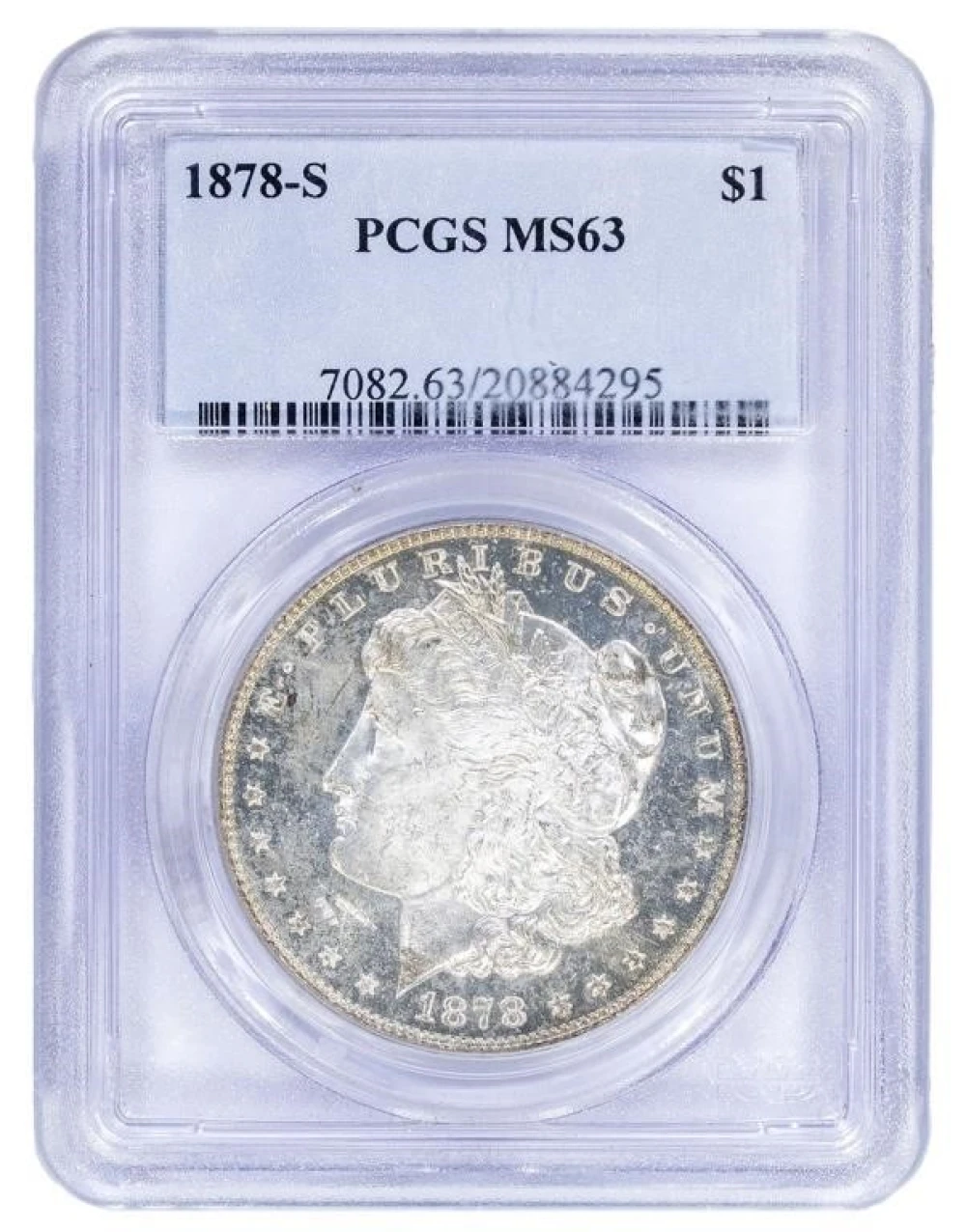 PCGS MS-63 1878-S Morgan $1