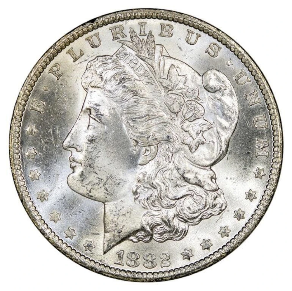 MS-63 1882-CC Morgan Dollar