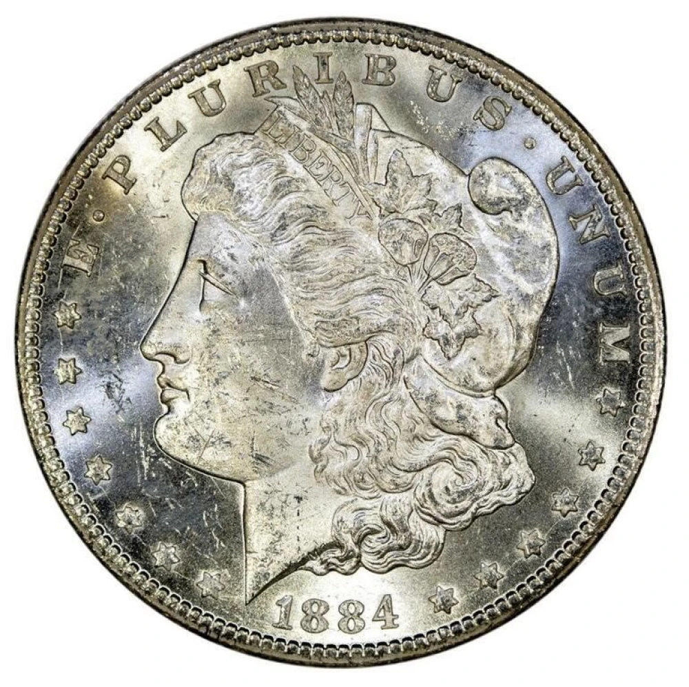 MS-60 or Finer 1884-CC Morgan $1