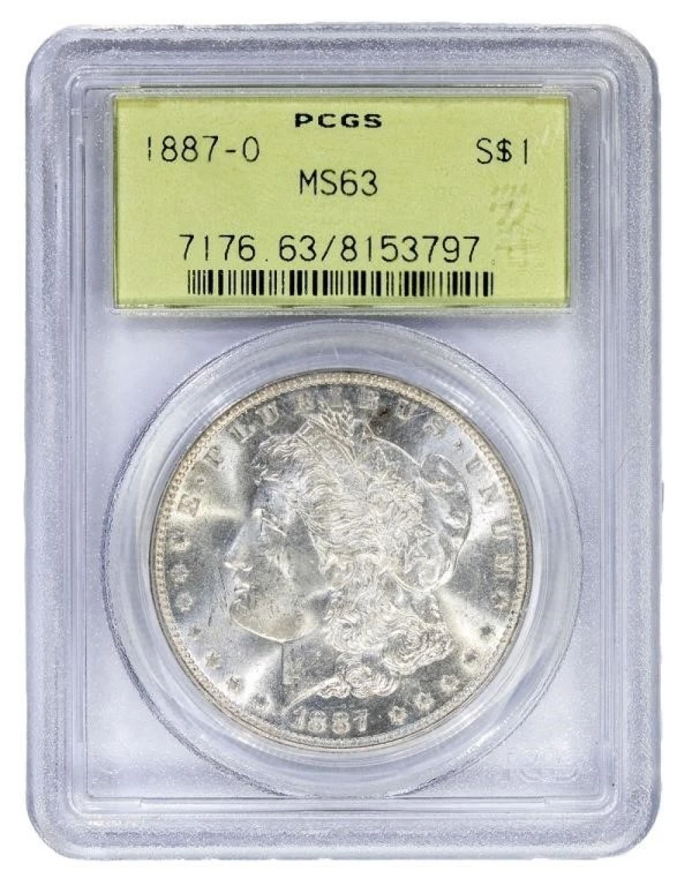 PCGS MS-63 1887-O Morgan $1