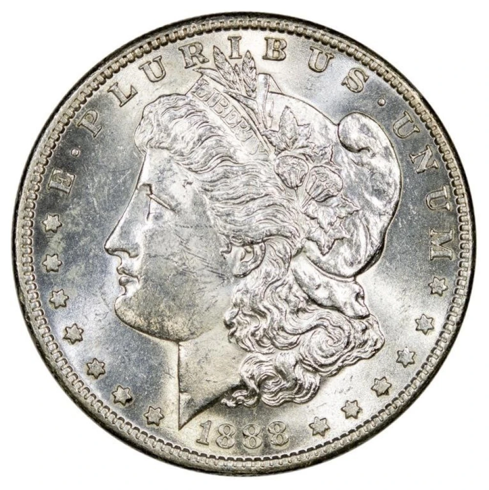 MS-62 or Finer 1888-S Morgan $1