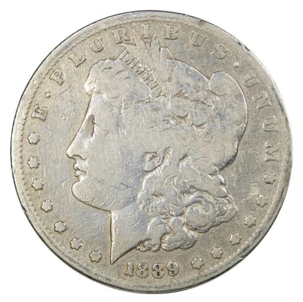 VG-10 Details 1889-CC Morgan $1