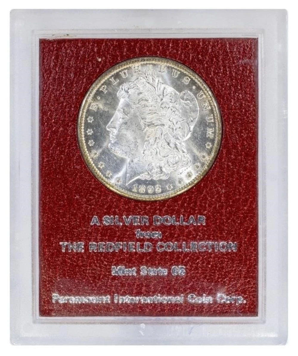 MS-63 Redfield Hoard 1892-CC Morgan $1