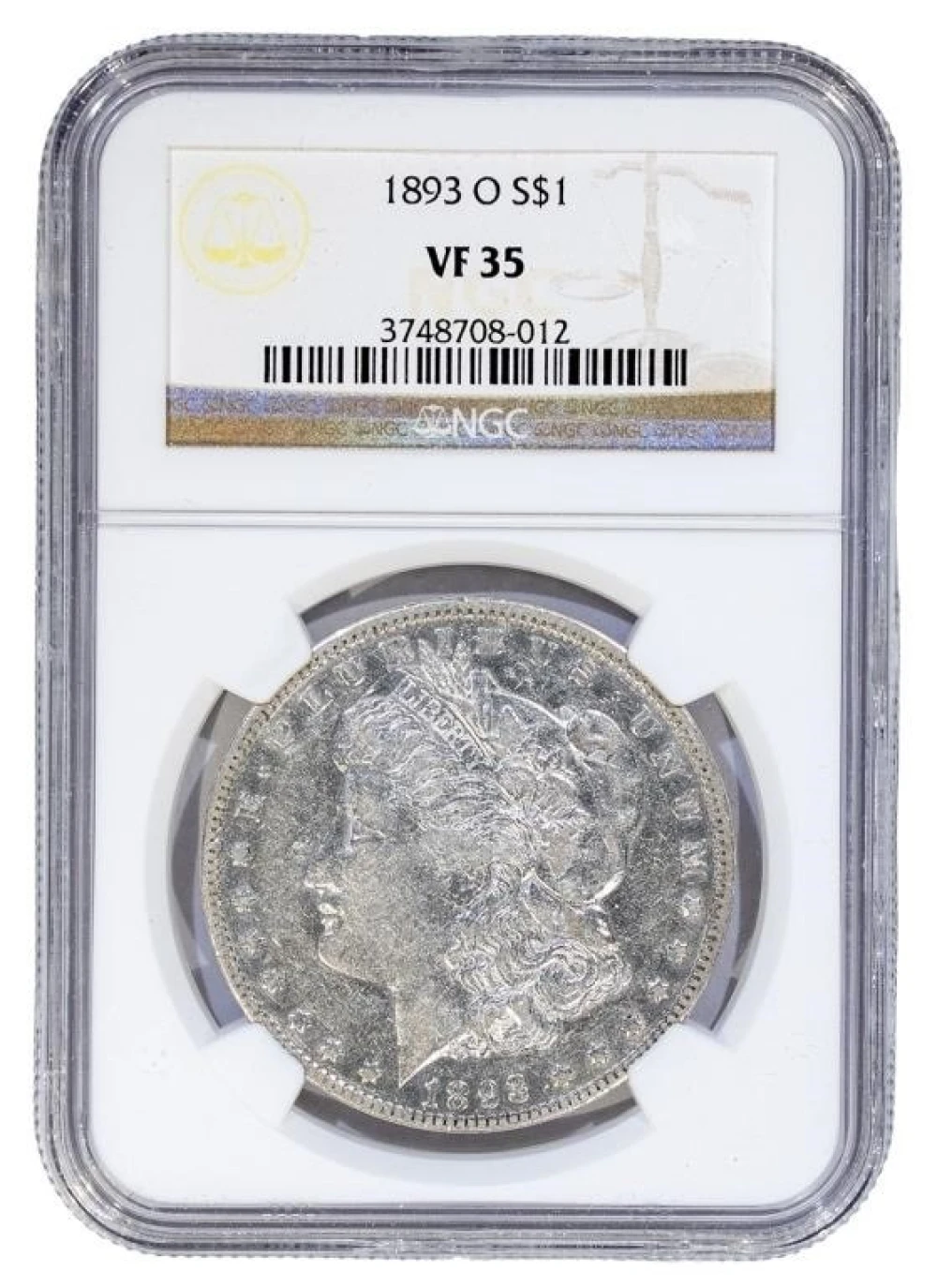 NGC VF-35 1893-O Morgan $1