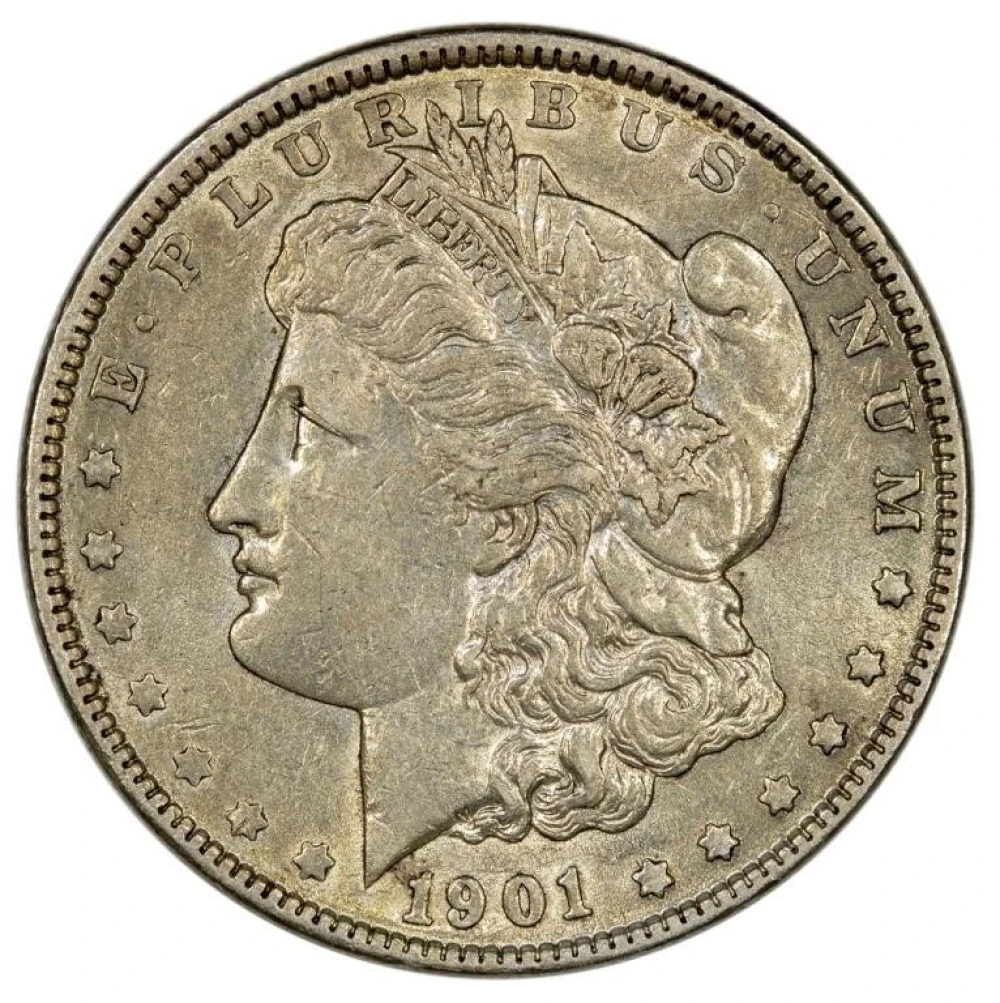 AU-50 or Finer 1901 Morgan $1