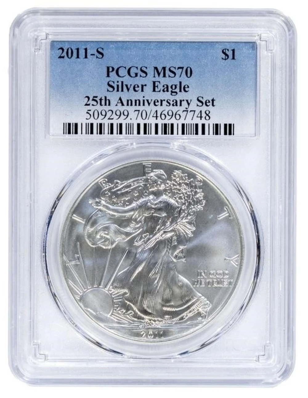 PCGS MS-70 2011-S Silver Eagle