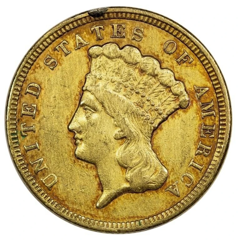 EF-40 Details 1856 Gold $3
