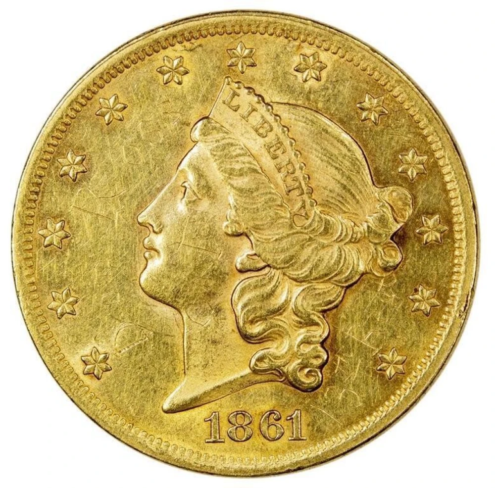 Civil War Graffiti 1861 Gold $20