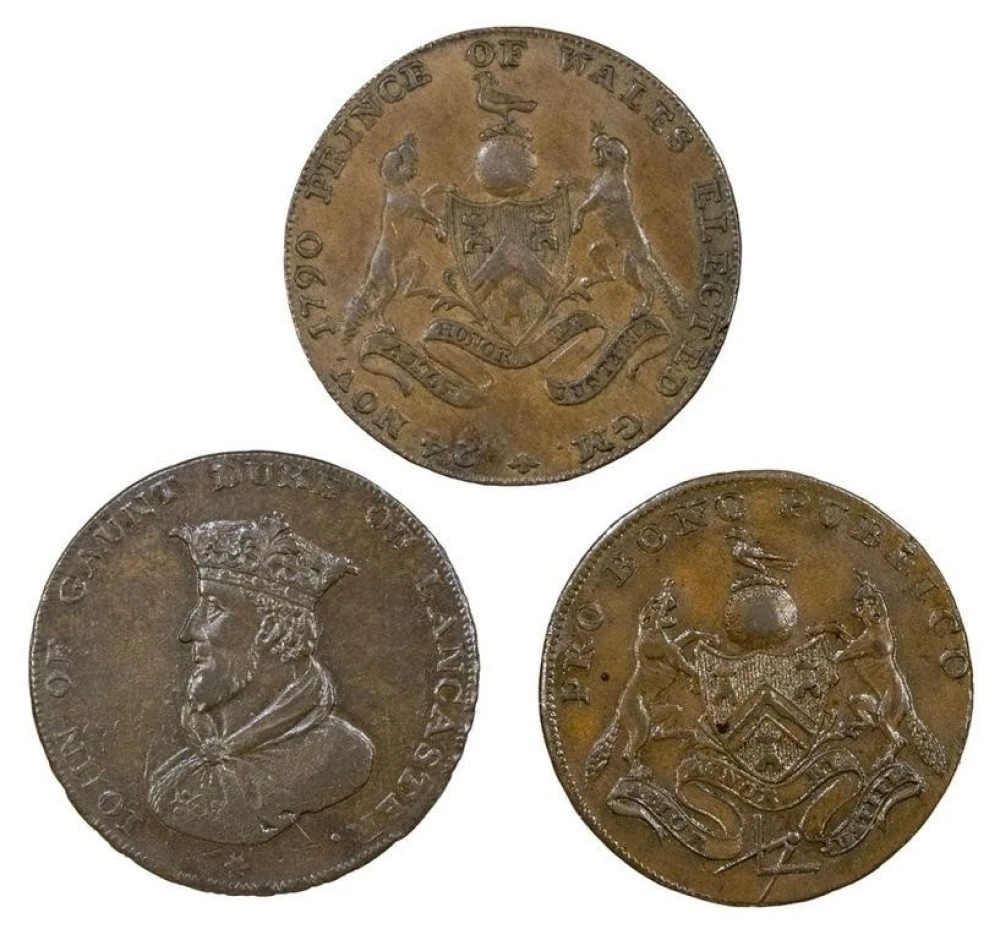 Conder Token. Three Choice AU Halfpennies