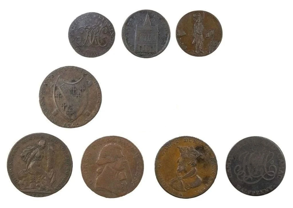 Conder Token. Mixed VF to EF Types and Dates