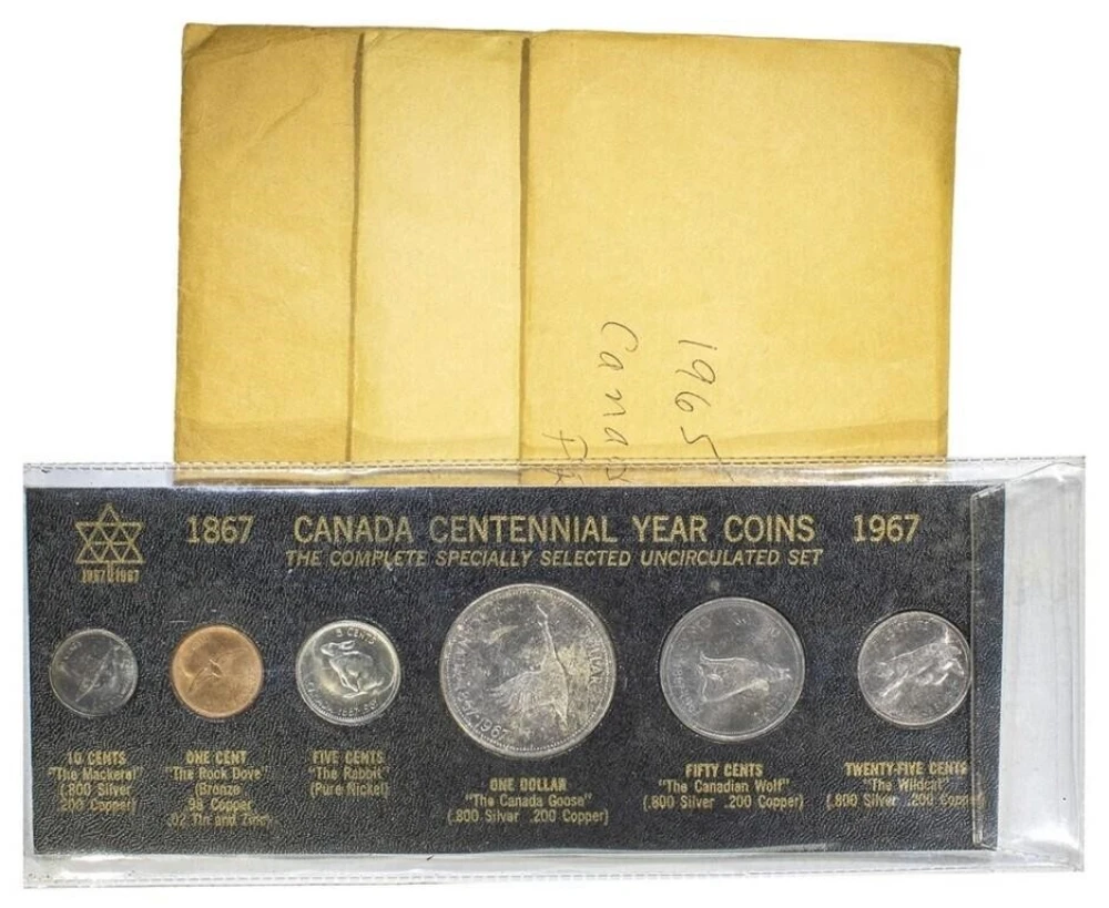 4 1960's Canadian Mint Sets