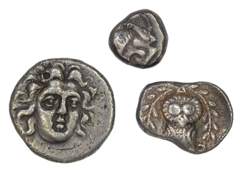 Ancient Silver Coins Threesome