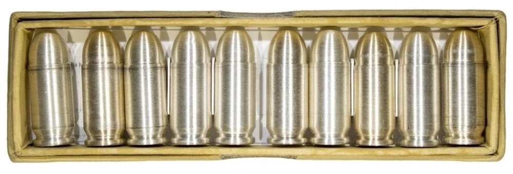 Ten One Troy Ounce .45 Cal. Silver "Bullets"