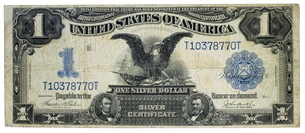 Fine Series 1899 Black Eagle $1