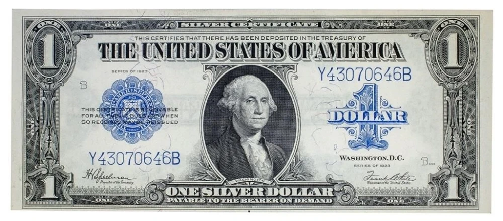 Crisp Unc Series 1923 $1 Note
