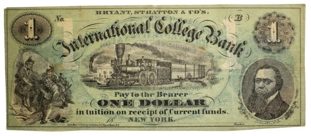 1860's College Currency $1