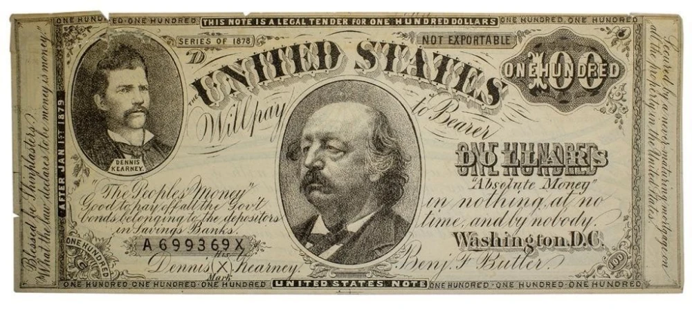 1882 $1 Satirical Note