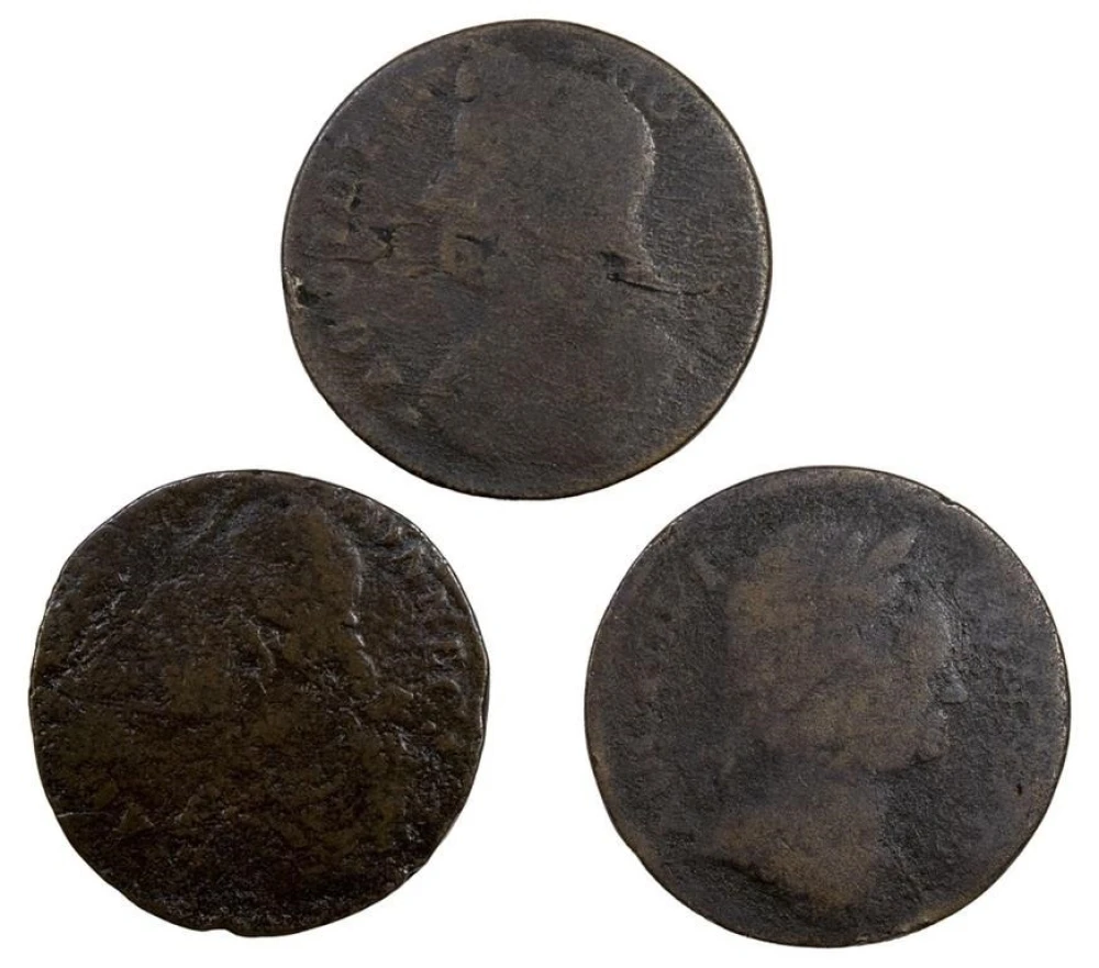 Average Circulated Connecticut Copper Trio