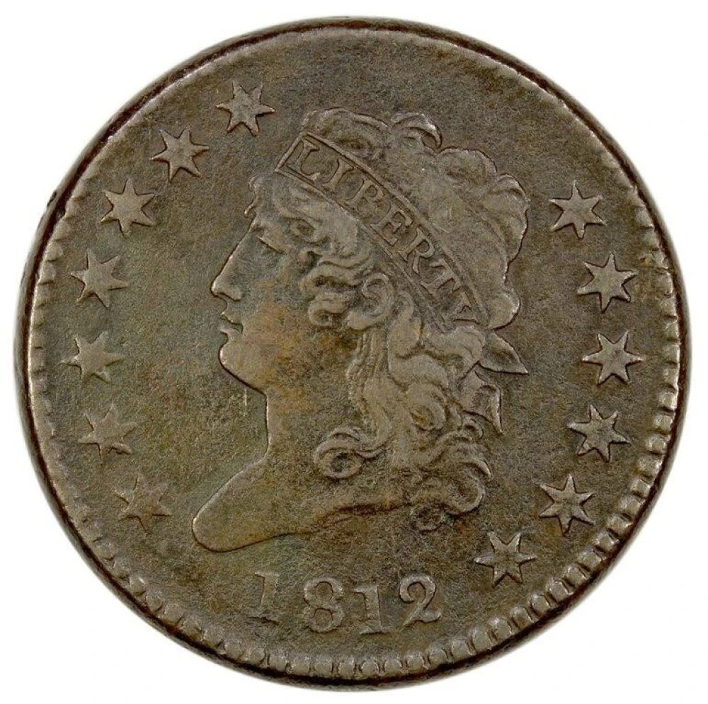 Choice VF Details 1812 Large Cent