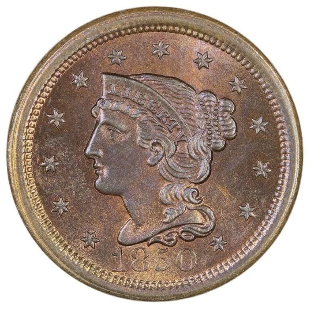 MS-64 RB 1850 Cent