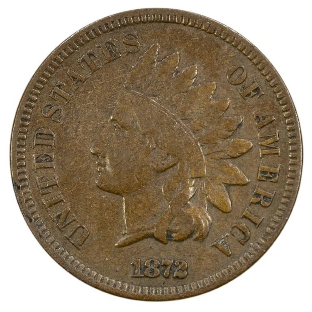 VF-20 1872 Cent