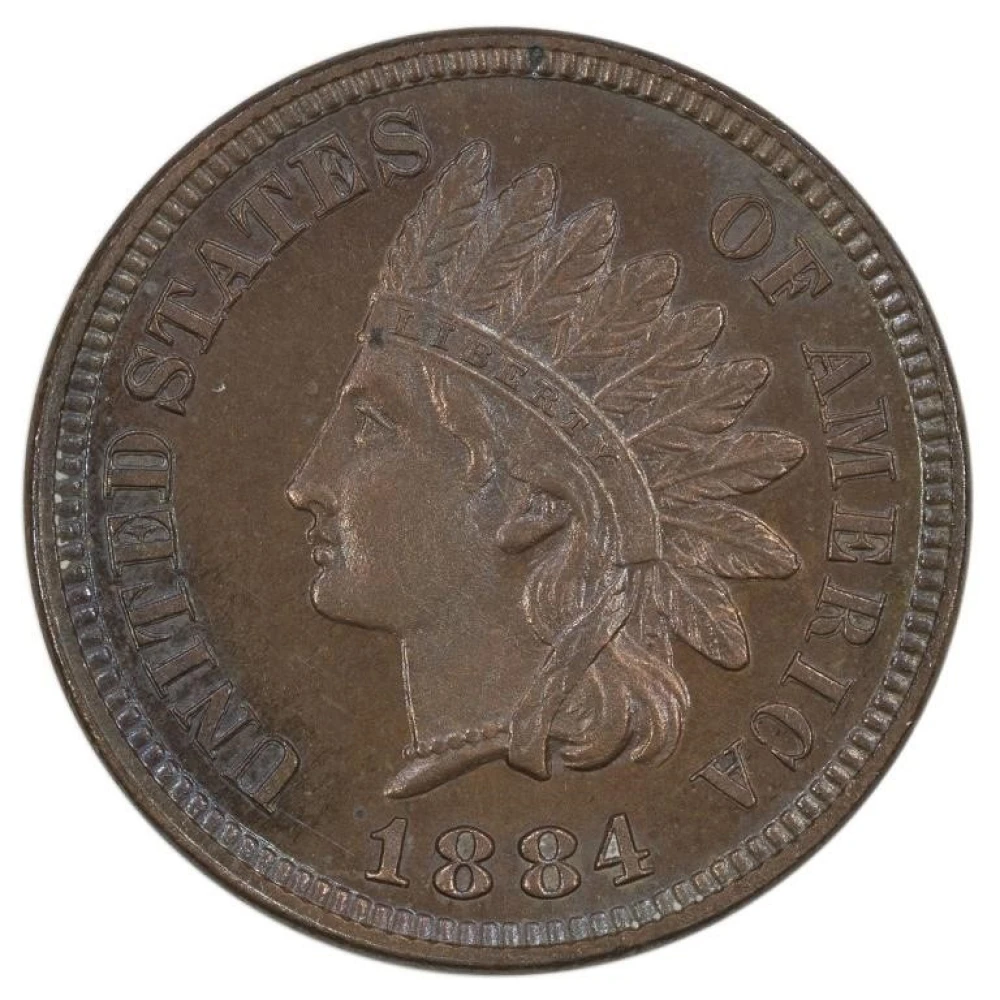 Gem Details Proof 1884 Cent