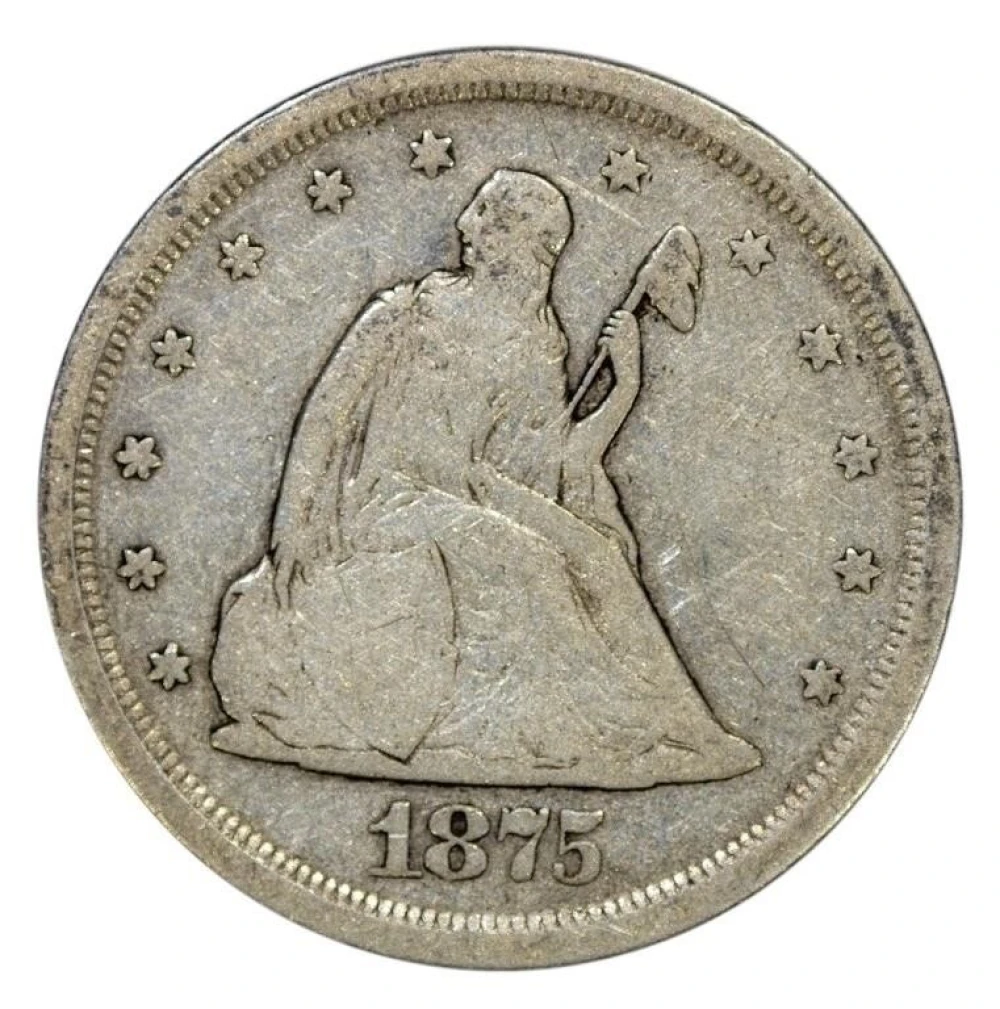 Fine-12 1875-S Twenty-Cents