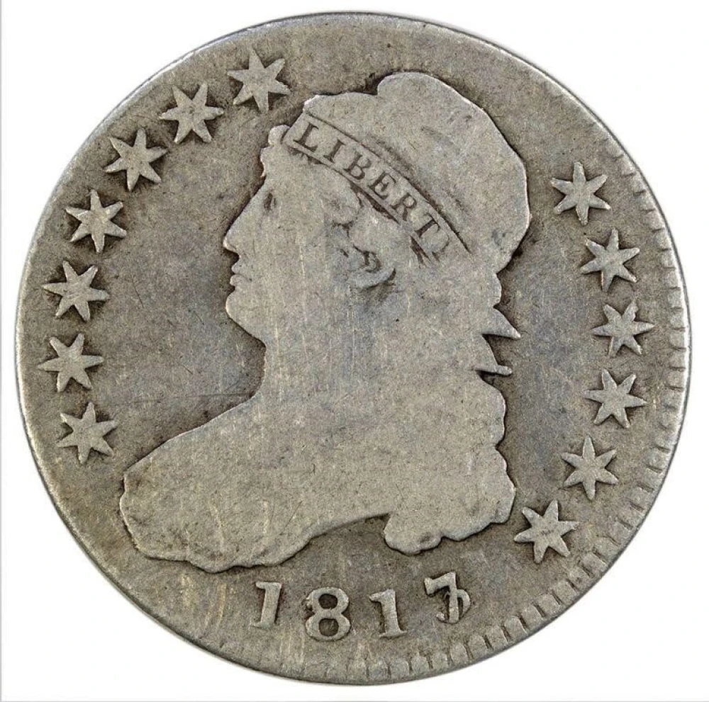 Good to VG 1817/3 Overdate Half Dollar