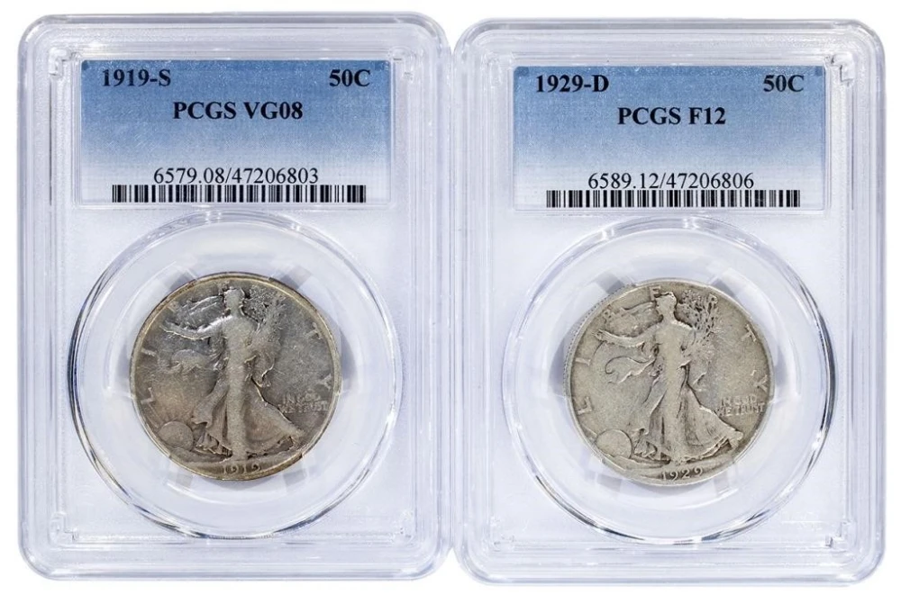 PCGS Certified Walker Pair