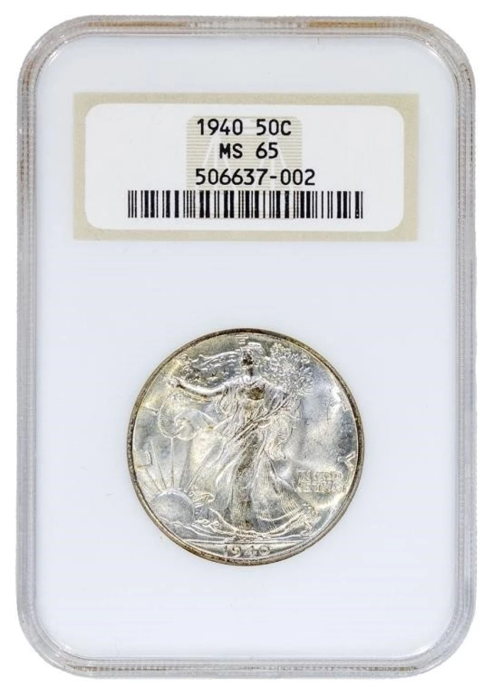 NGC MS-65 1940 Half Dollar