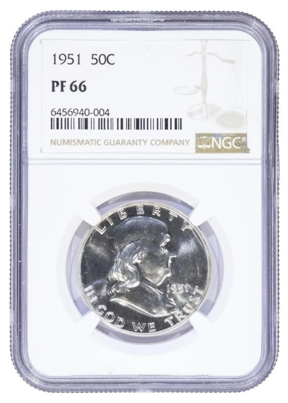 NGC Proof-66 1951 Half Dollar