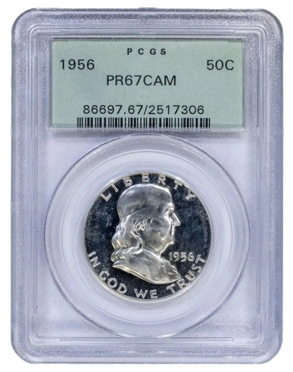 PCGS Proof-67 CAM 1956 Half Dollar