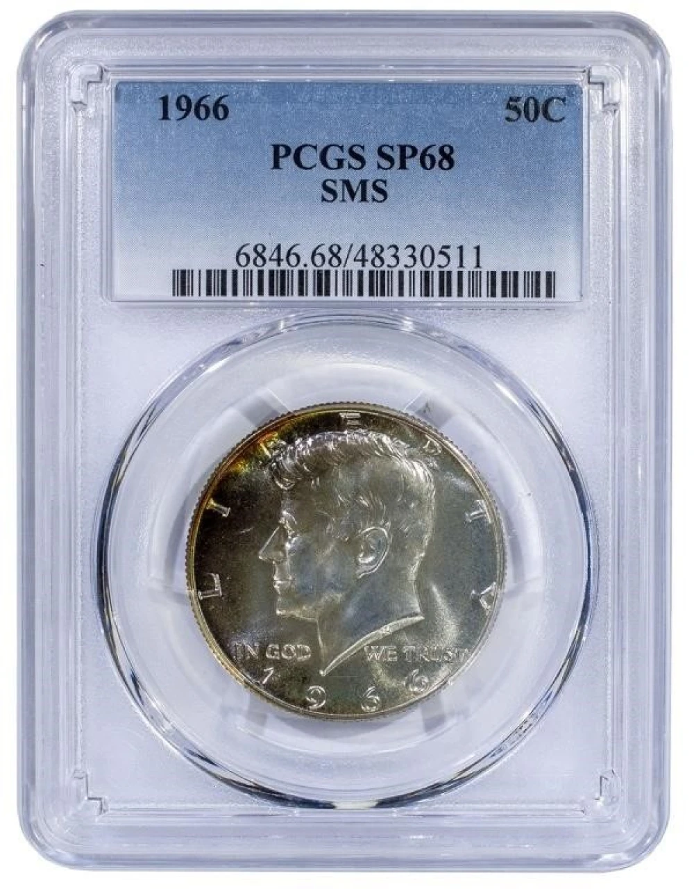 PCGS Specimen-68 SMS 1966 Half Dollar