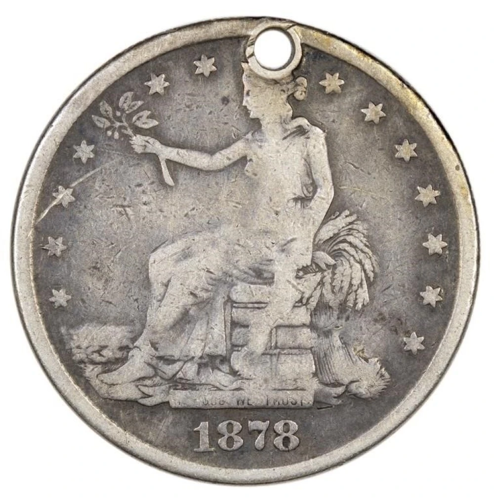 VG-8 Details 1878-S Trade $1