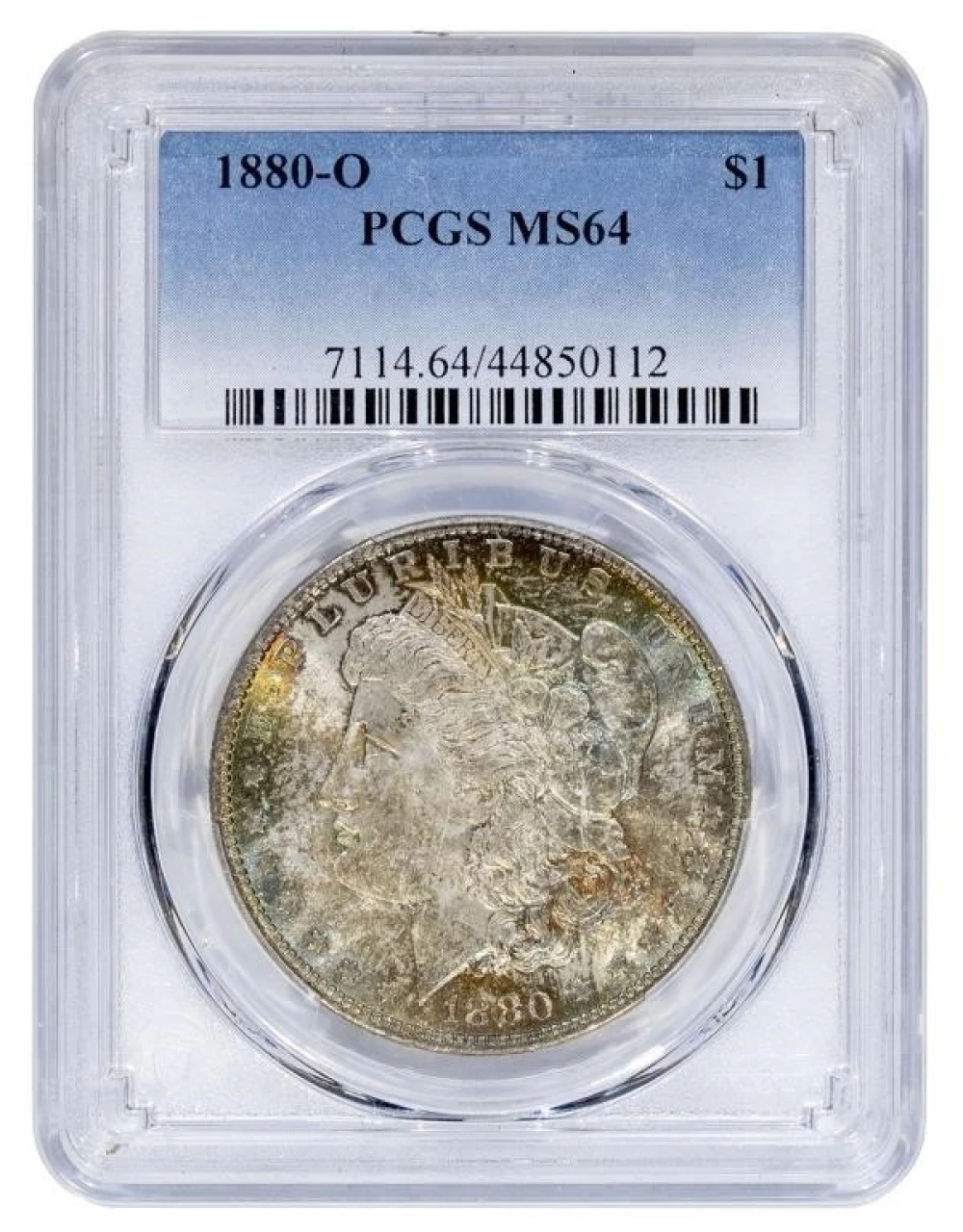 PCGS MS-64 Toned 1880-O Morgan $1