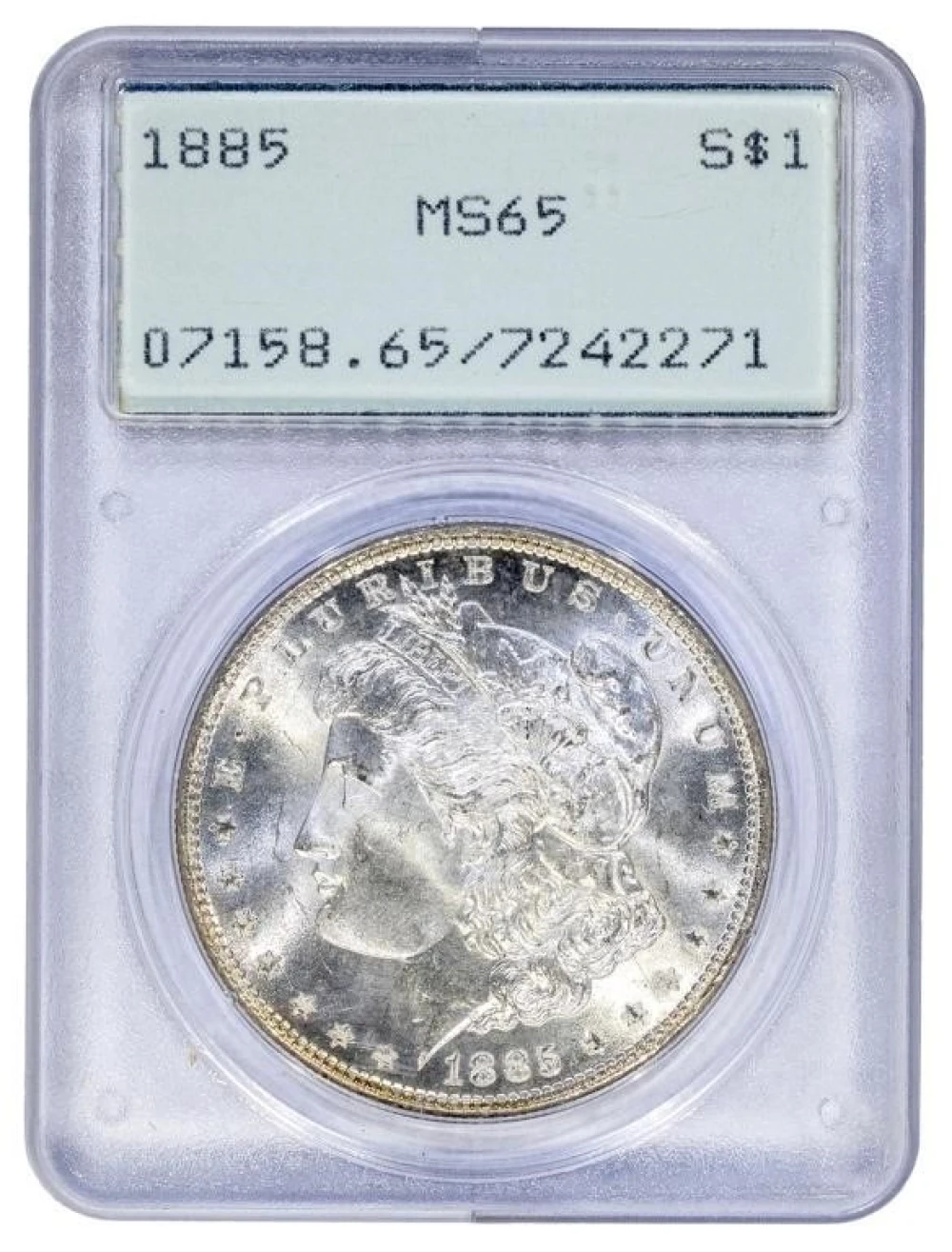 PCGS MS-65 1885 Morgan Dollar