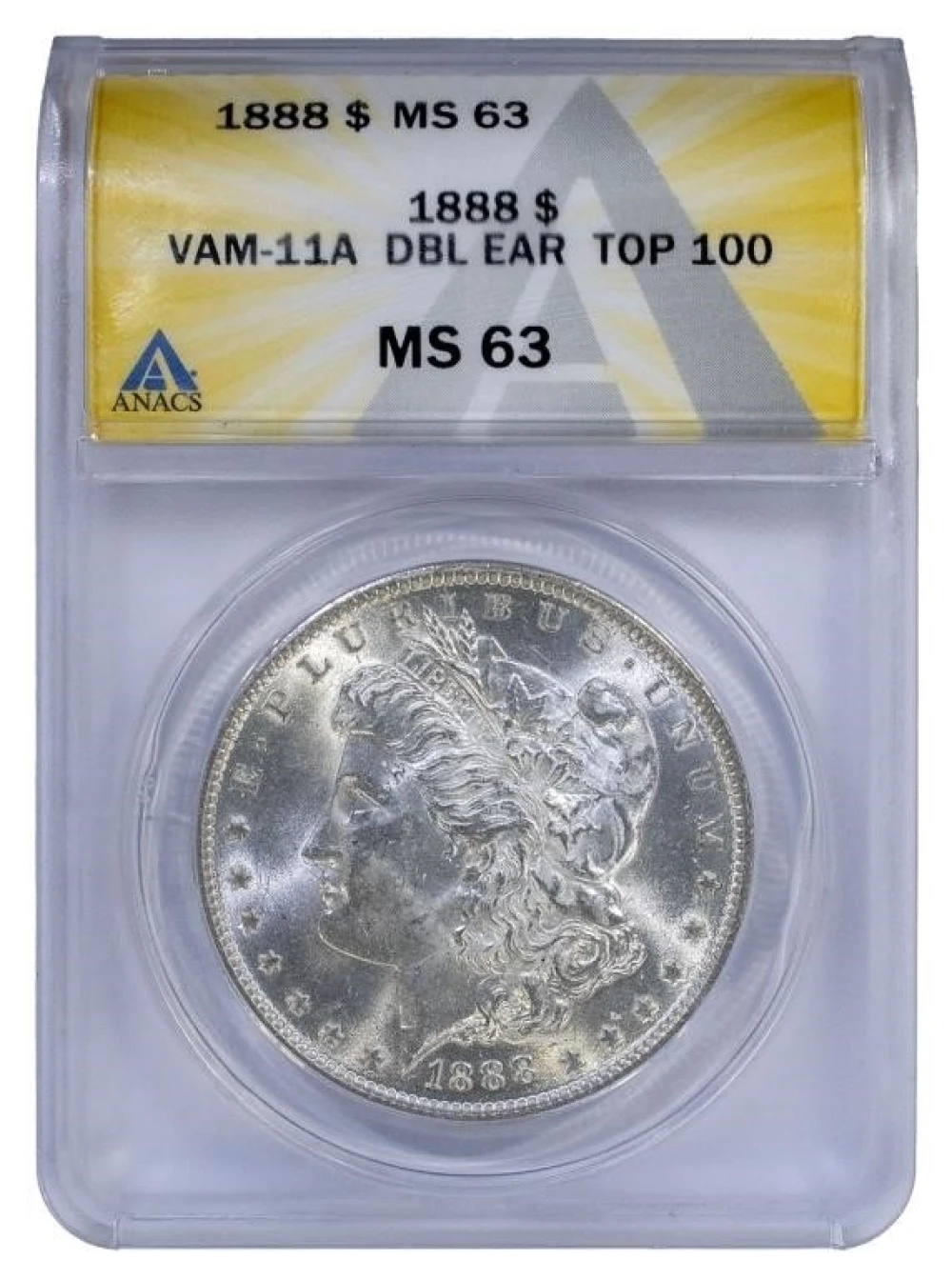 ANACS MS-63 1888 Morgan $1