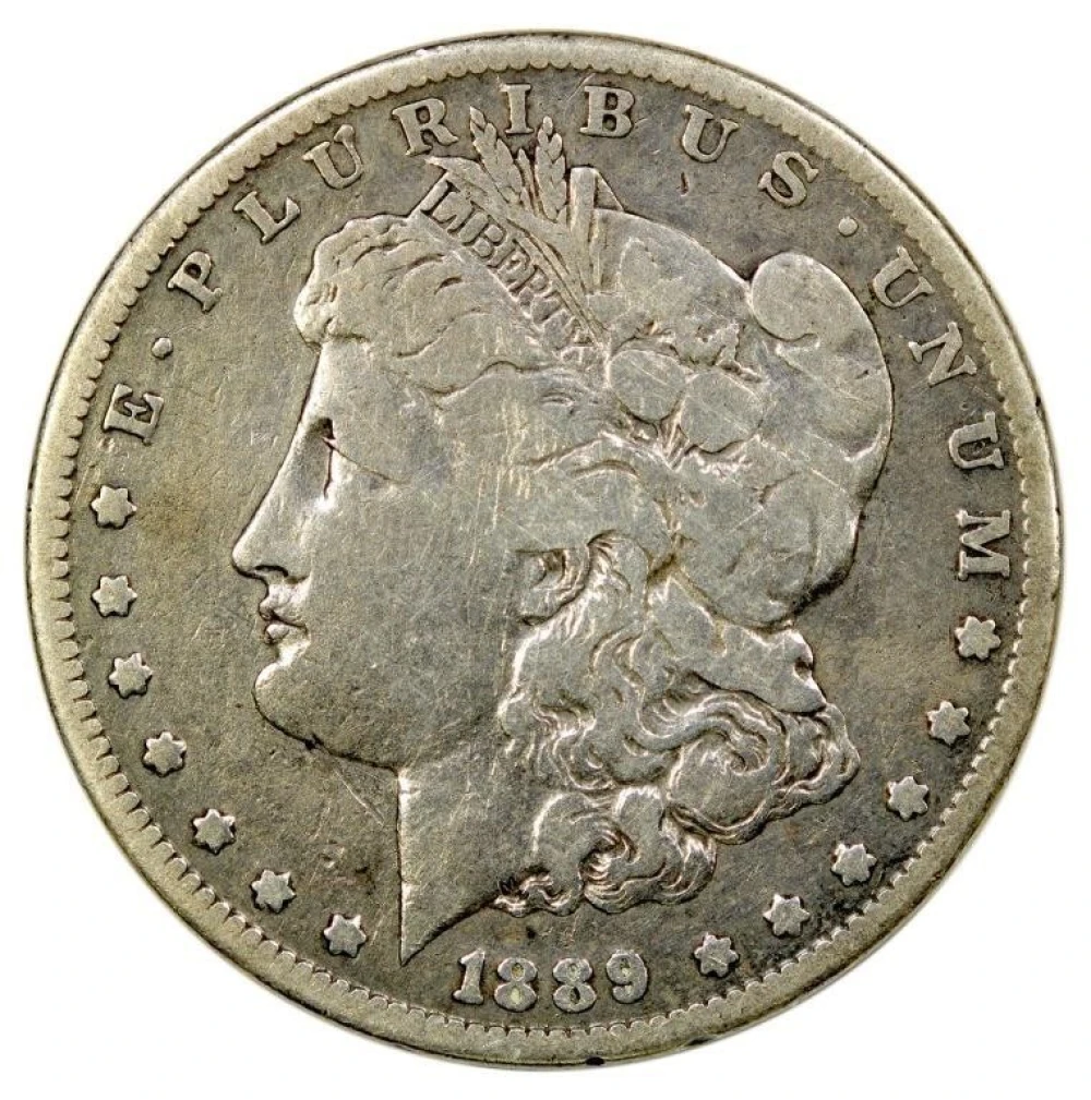 Fine-12 Details 1889-CC Morgan $1