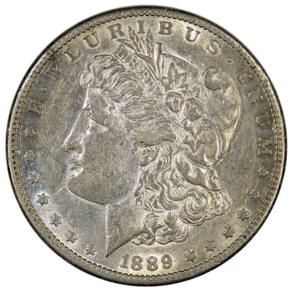 AU-50 1889-CC Morgan $1