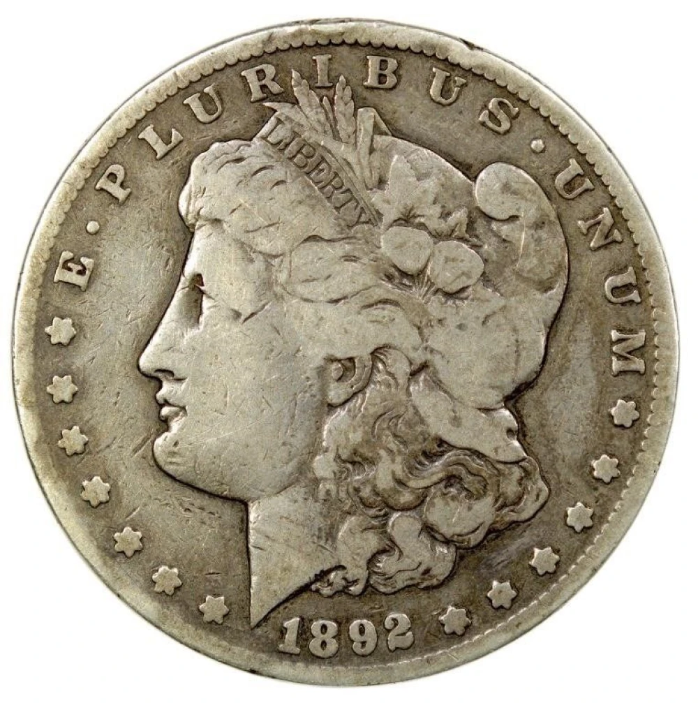 Fine-12 Details 1892-CC Morgan $1