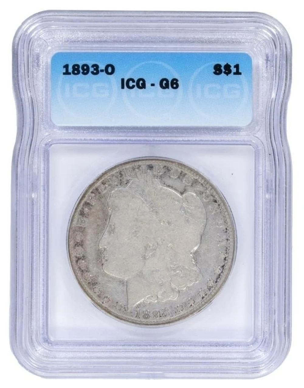ICG Good-6 1893-O Morgan $1