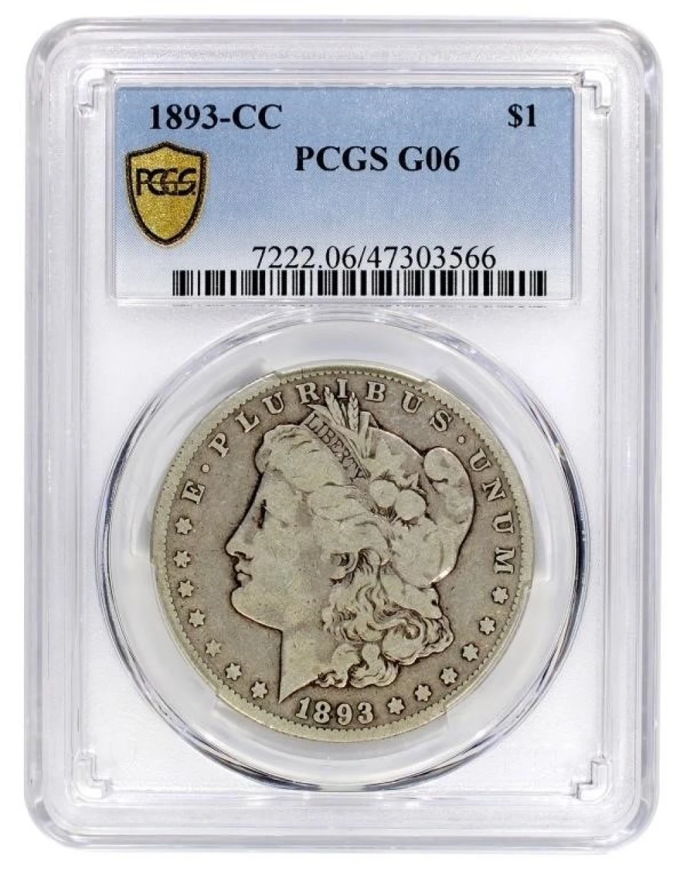 PCGS Good-6 1893-CC Morgan $1